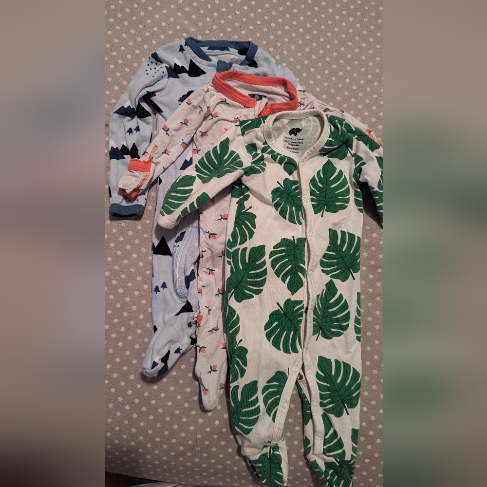 Newborn Footie Lot